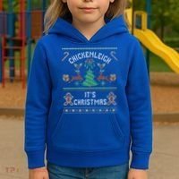 Chickenleigh ItS Christmas Kids Hoodie thumb 3