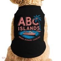 Caribbean Islands Cruise Aruba Bonaire And Curacao Souvenirs Gift Doggie Tank thumb 0