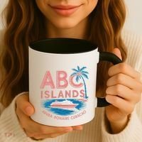 Caribbean Islands Cruise Aruba Bonaire And Curacao Souvenirs Gift Coffee Mug thumb 3