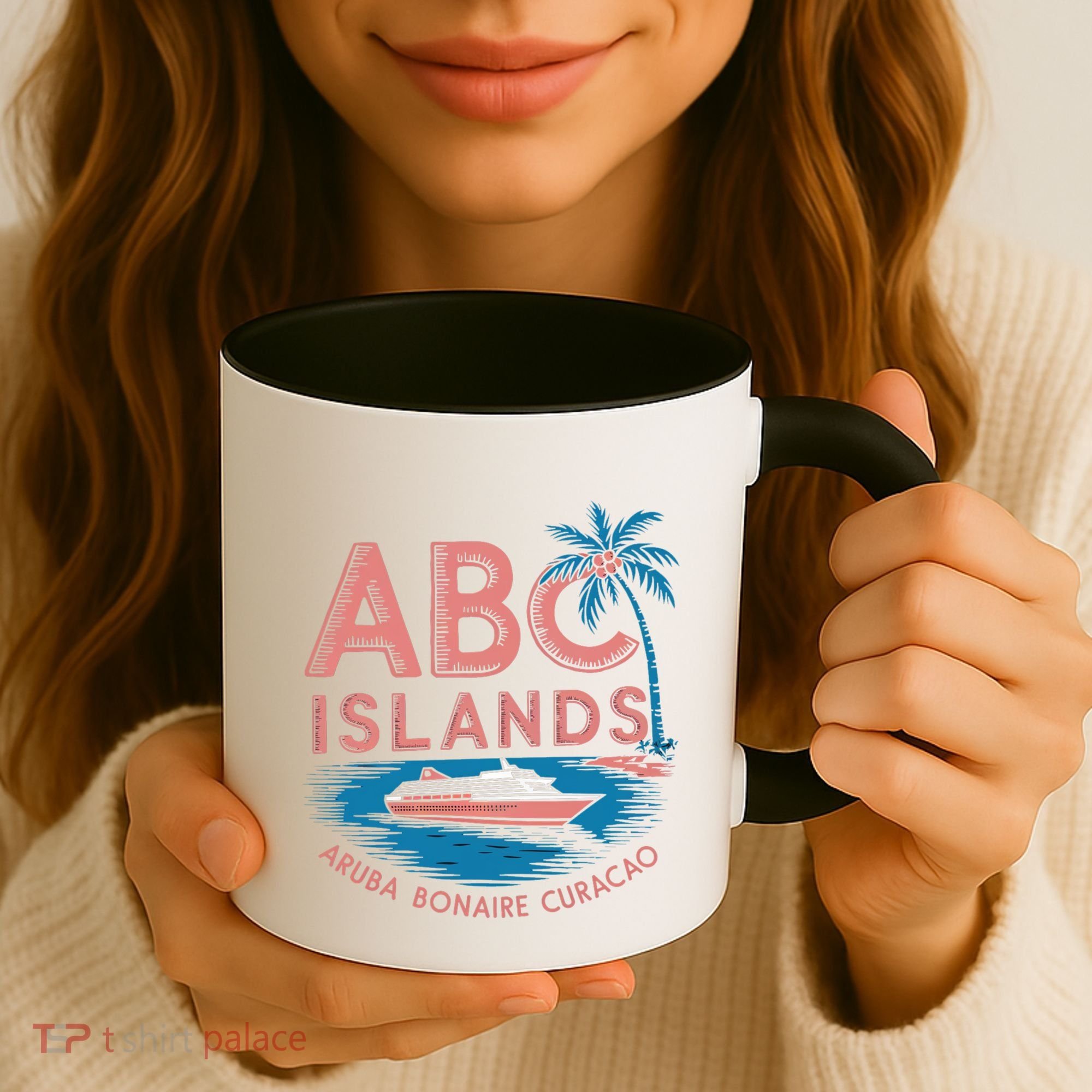 Caribbean Islands Cruise Aruba Bonaire And Curacao Souvenirs Gift Coffee Mug