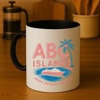 Caribbean Islands Cruise Aruba Bonaire And Curacao Souvenirs Gift Coffee Mug thumb 4