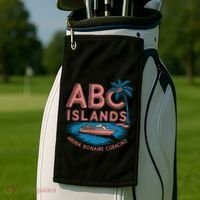 Caribbean Islands Cruise Aruba Bonaire And Curacao Souvenirs Gift Golf Towel thumb 2