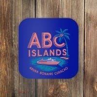 Caribbean Islands Cruise Aruba Bonaire And Curacao Souvenirs Gift Coaster thumb 0