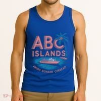 Caribbean Islands Cruise Aruba Bonaire And Curacao Souvenirs Gift Tank Top thumb 3