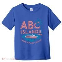 Caribbean Islands Cruise Aruba Bonaire And Curacao Souvenirs Gift Toddler T-Shirt thumb 0