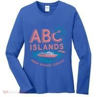 Caribbean Islands Cruise Aruba Bonaire And Curacao Souvenirs Gift Women's Long Sleeve Shirt thumb 0