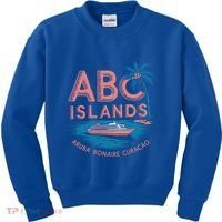 Caribbean Islands Cruise Aruba Bonaire And Curacao Souvenirs Gift Kids Sweatshirt thumb 0