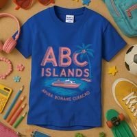 Caribbean Islands Cruise Aruba Bonaire And Curacao Souvenirs Gift Kids T-Shirt thumb 3