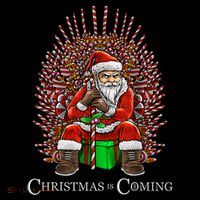 Christmas Is Coming Santa Sitting On Throne Funny Christmas TShirt Coffee Mug thumb 5