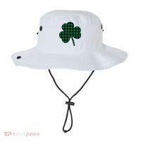 Checkered Irish Clover Leaf Bucket Hat thumb 0