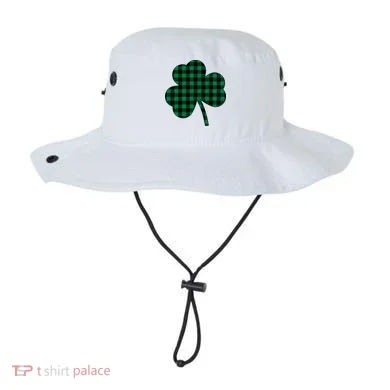 Checkered Irish Clover Leaf Bucket Hat
