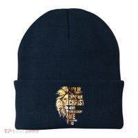 Christian I Can Do All Things Through Christ Lion Faith Beanie thumb 0