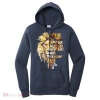 Christian I Can Do All Things Through Christ Lion Faith Women's Hoodie thumb 0