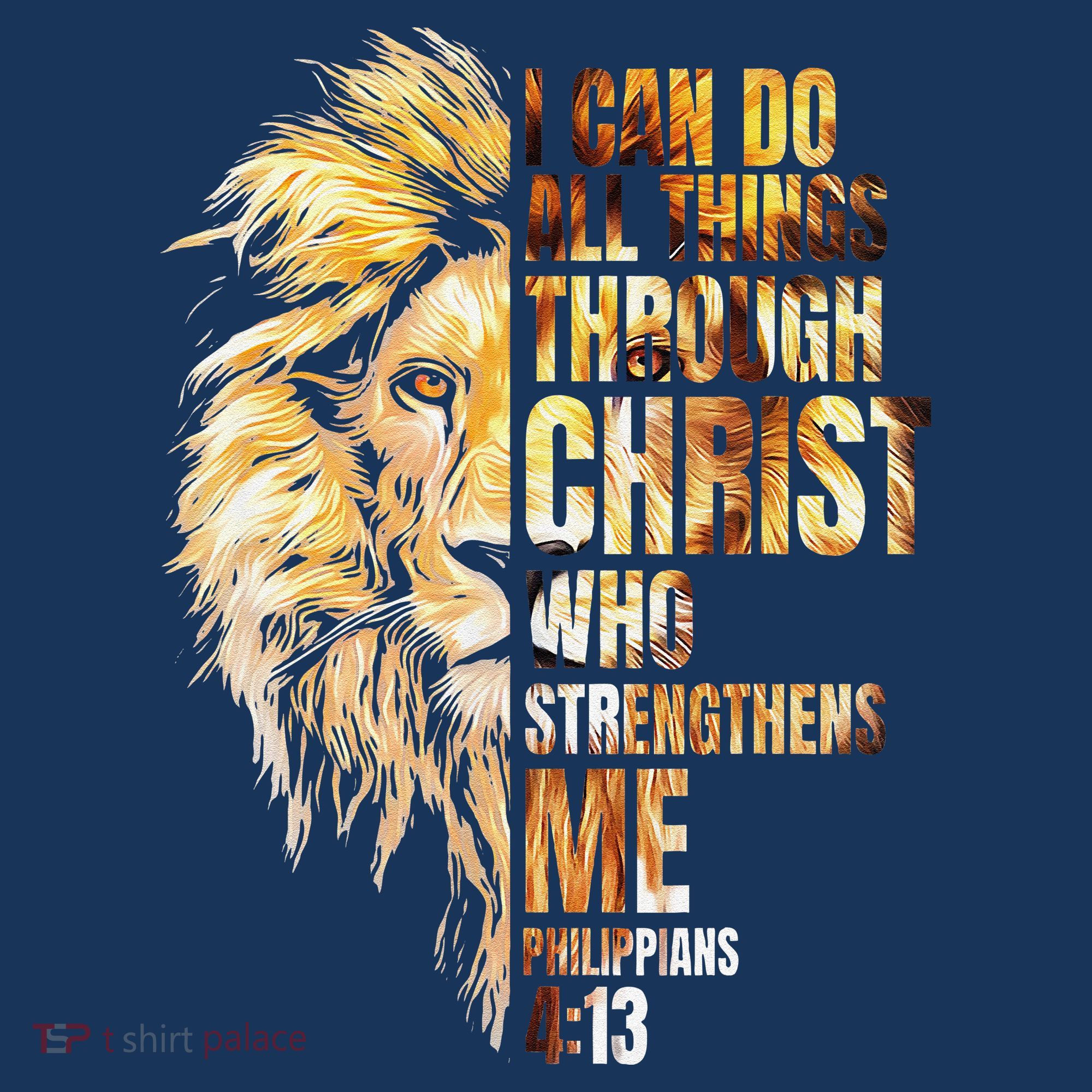 Christian I Can Do All Things Through Christ Lion Faith Visor