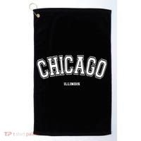 Chicago Illinois Golf Towel thumb 0