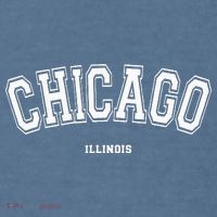 Chicago Illinois Comfort Colors Garment-Dyed Hooded Sweatshirt thumb 2
