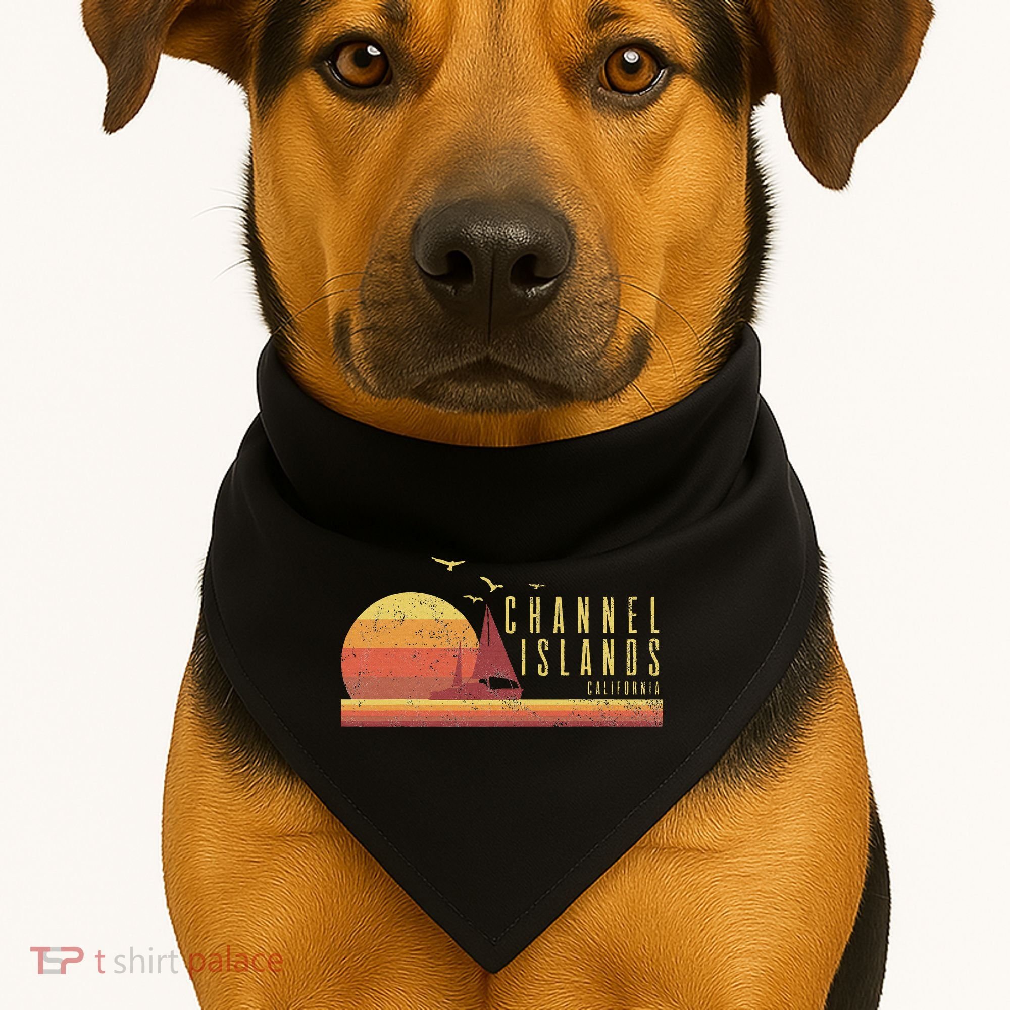 Channel Island California USA-Made Doggie Bandana