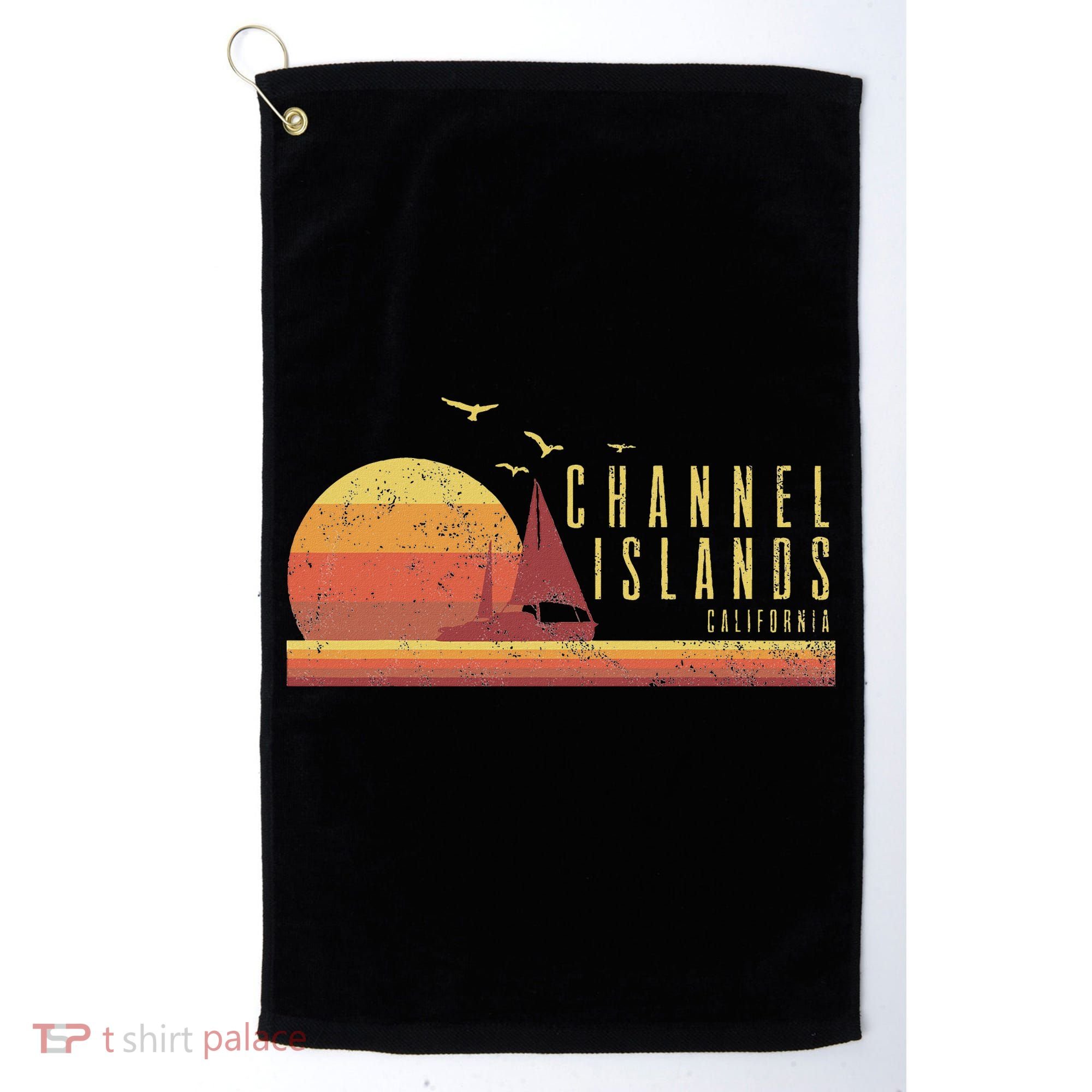 Channel Island California Golf Towel