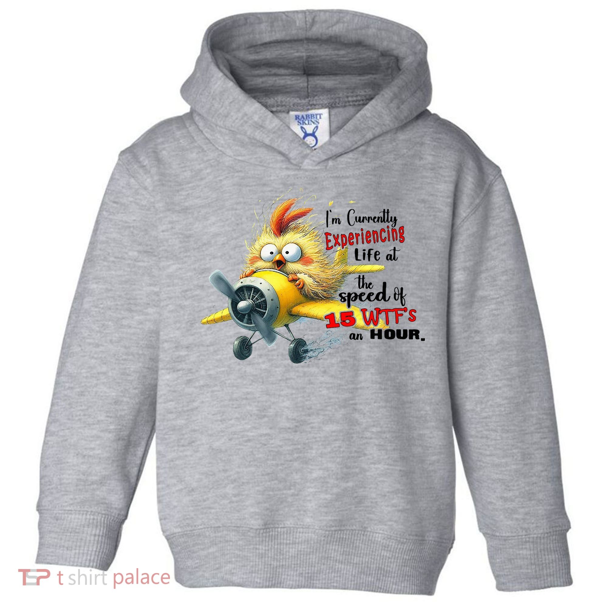 Chick IM Currently Experiencing Life At The Speed Of 15 Wtf Toddler Hoodie