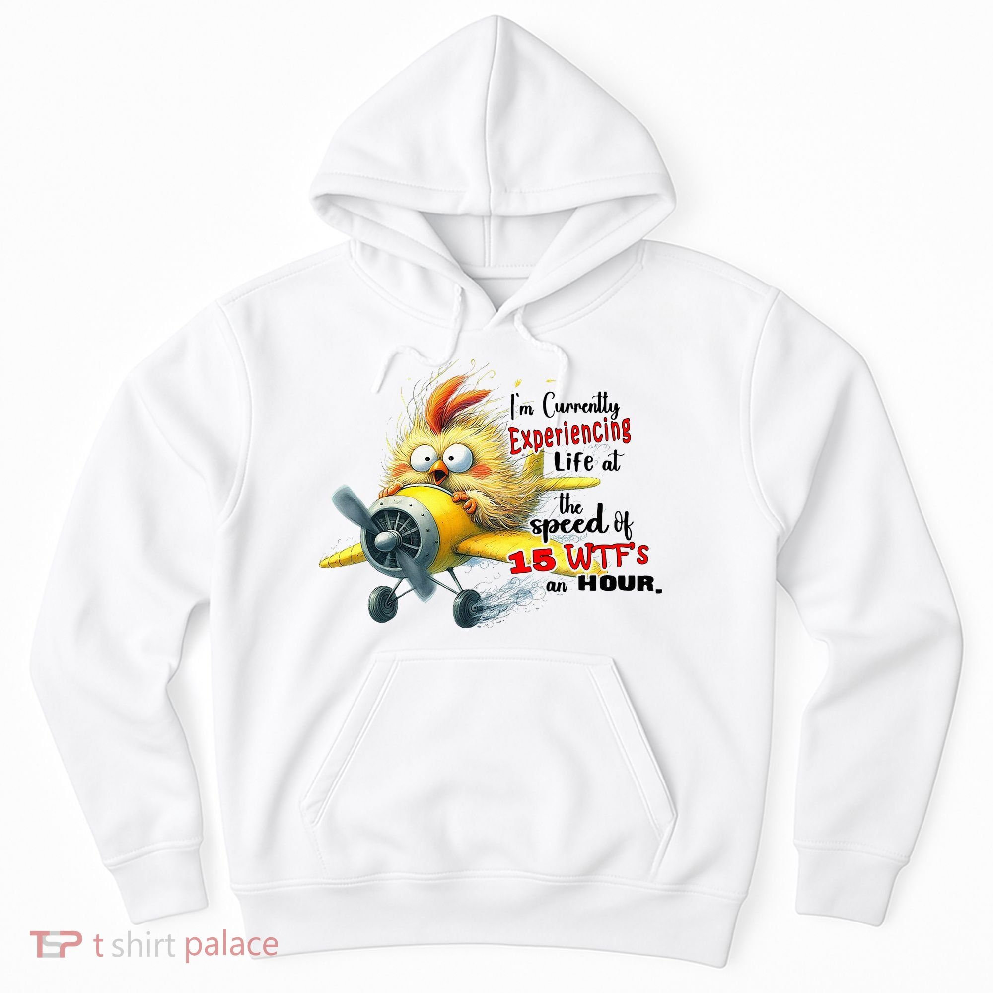Chick IM Currently Experiencing Life At The Speed Of 15 Wtf Hoodie