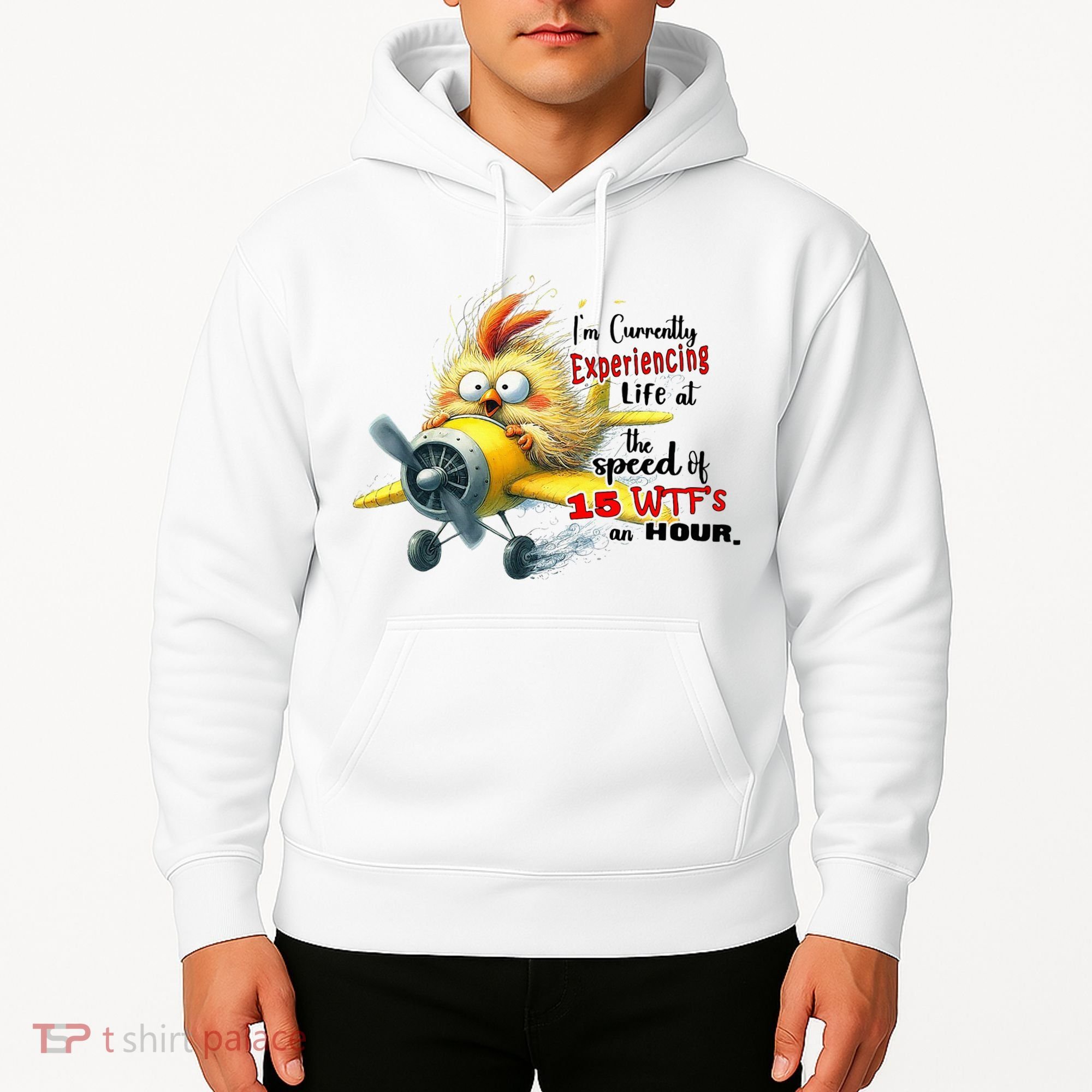 Chick IM Currently Experiencing Life At The Speed Of 15 Wtf Hoodie