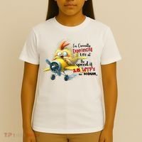 Chick IM Currently Experiencing Life At The Speed Of 15 Wtf T-Shirt thumb 4