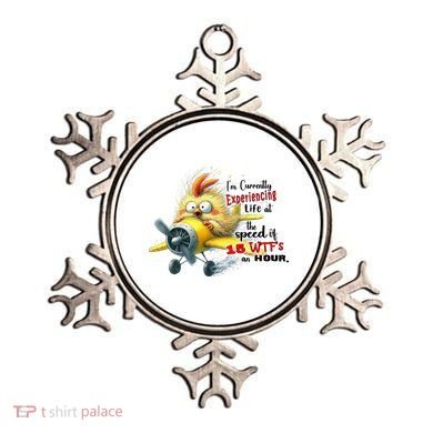 Chick IM Currently Experiencing Life At The Speed Of 15 Wtf Ornament
