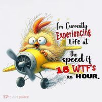 Chick IM Currently Experiencing Life At The Speed Of 15 Wtf Women's Tank Top thumb 5