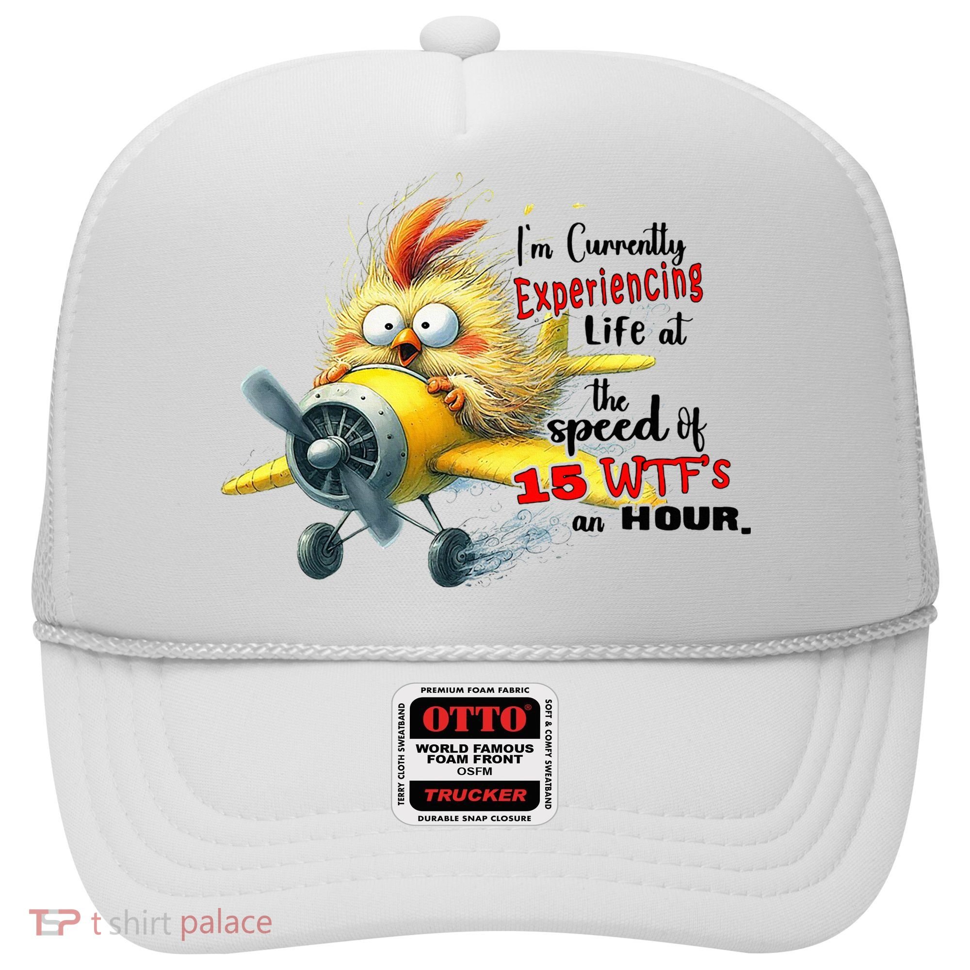 Chick IM Currently Experiencing Life At The Speed Of 15 Wtf Hat