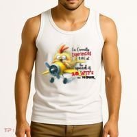 Chick IM Currently Experiencing Life At The Speed Of 15 Wtf Tank Top thumb 3