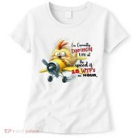 Chick IM Currently Experiencing Life At The Speed Of 15 Wtf Women's T-Shirt thumb 0