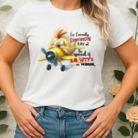 Chick IM Currently Experiencing Life At The Speed Of 15 Wtf Women's T-Shirt thumb 2