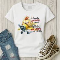 Chick IM Currently Experiencing Life At The Speed Of 15 Wtf Women's T-Shirt thumb 3