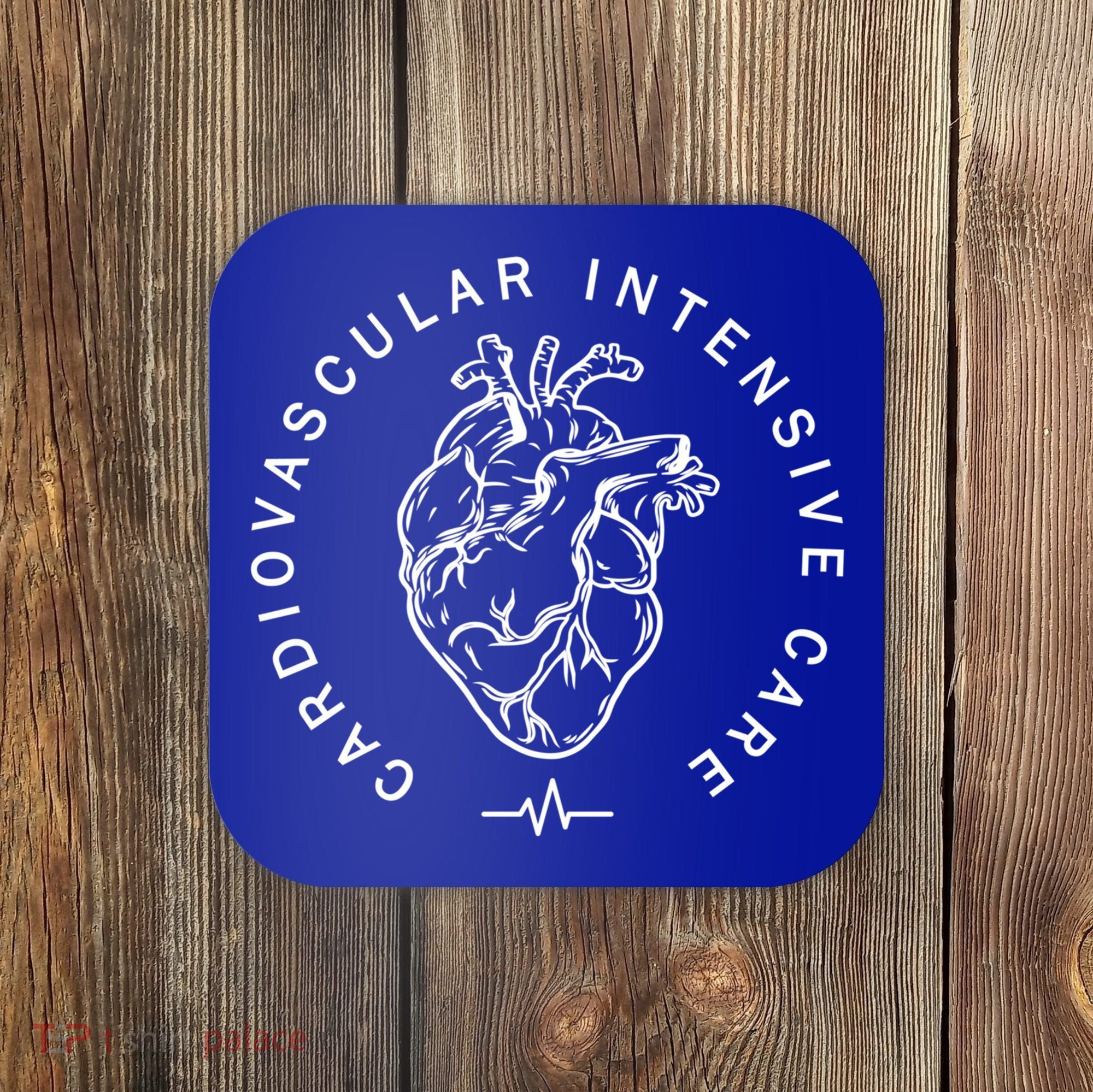 Cardiovascular Intensive Care Heart Cardiac Icu Cvicu Nurse Gift Coaster