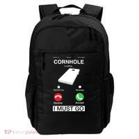 Cornhole Is Calling And I Must Go Funny Phone Screen Humor Backpack thumb 0