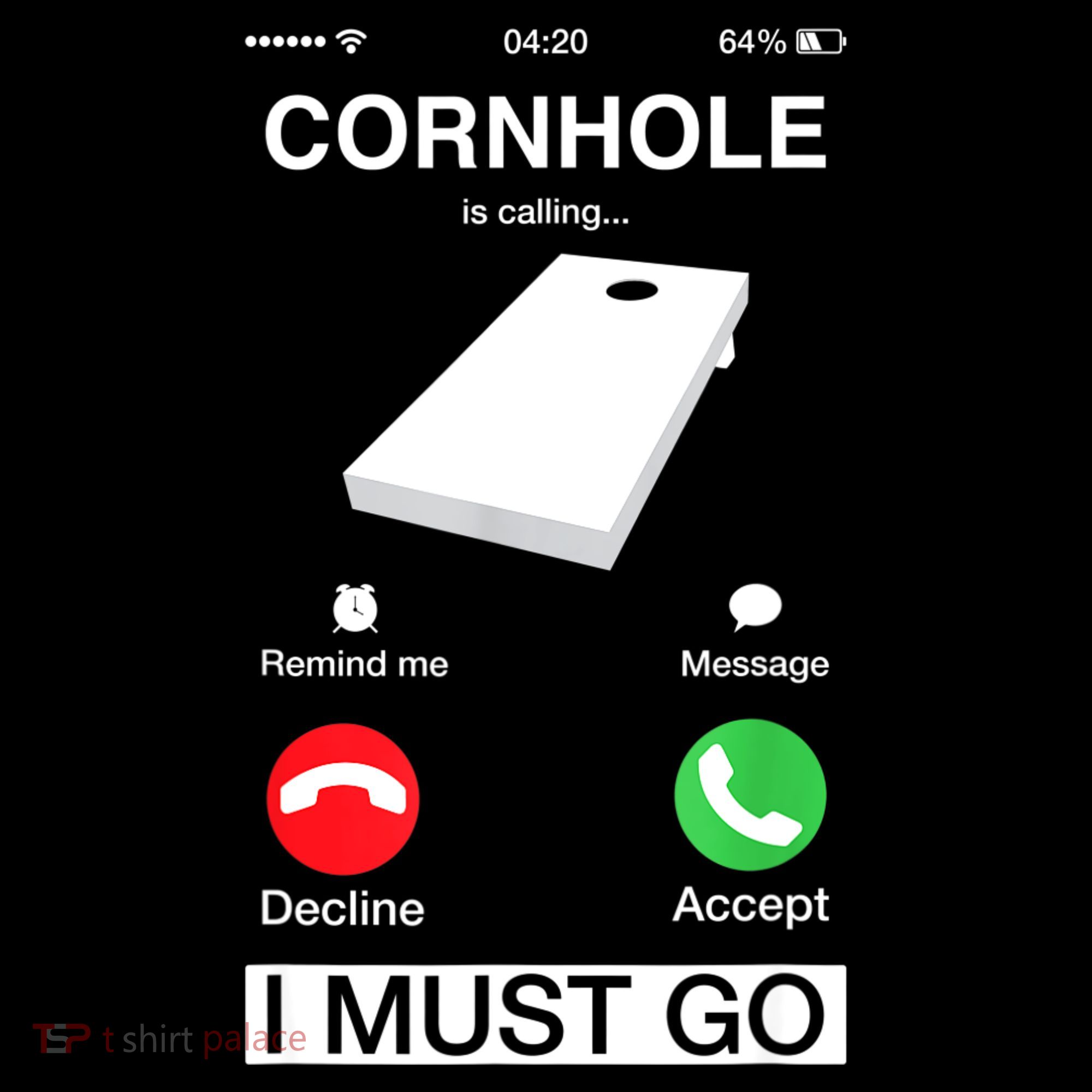 Cornhole Is Calling And I Must Go Funny Phone Screen Humor Mousepad