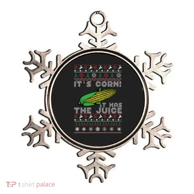 Christmas It's Corn A Lump With Knobs It Has The Juice Ugly Ornament