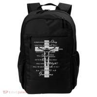 Cross I can only Jesus imagine Christian Religious Backpack thumb 0