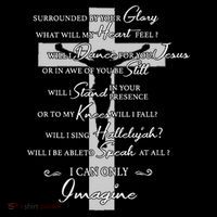 Cross I can only Jesus imagine Christian Religious Coffee Mug thumb 5