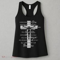 Cross I can only Jesus imagine Christian Religious Women's Tank Top thumb 3