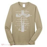 Cross I can only Jesus imagine Christian Religious Long Sleeve Shirt thumb 0