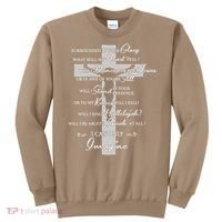 Cross I can only Jesus imagine Christian Religious Sweatshirt thumb 0