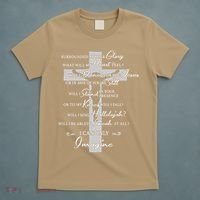 Cross I can only Jesus imagine Christian Religious T-Shirt thumb 5