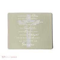 Cross I can only Jesus imagine Christian Religious Mousepad thumb 0
