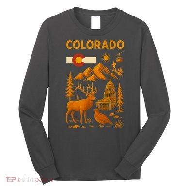 Colorado Iconic Collage Long Sleeve Shirt