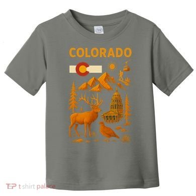 Colorado Iconic Collage Toddler T-Shirt