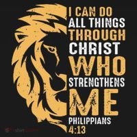 Christian I Can Do All Things Through Christ Lion Faith Women's Hoodie thumb 2