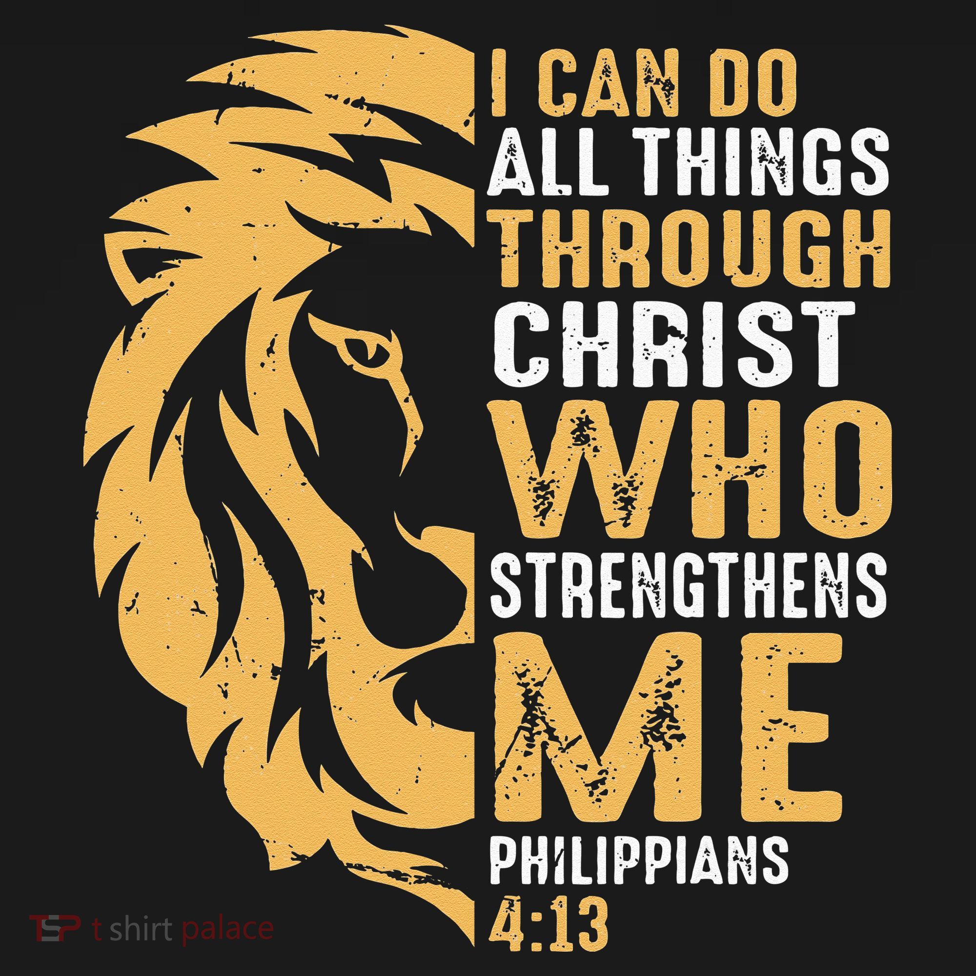 Christian I Can Do All Things Through Christ Lion Faith Women's Tank Top