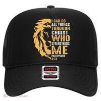 Christian I Can Do All Things Through Christ Lion Faith Hat thumb 0