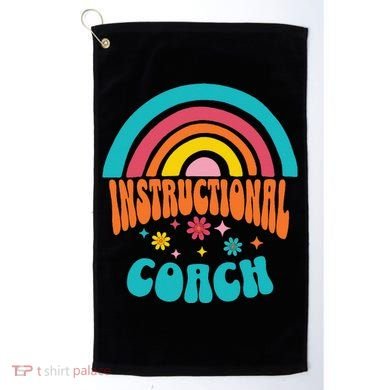 Cute Instructional Coach Appreciation Week Back To School Golf Towel